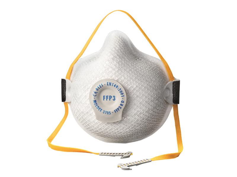 Air Seal FFP3 R D Valved Reusable Mask (Pack of 8), Moldex