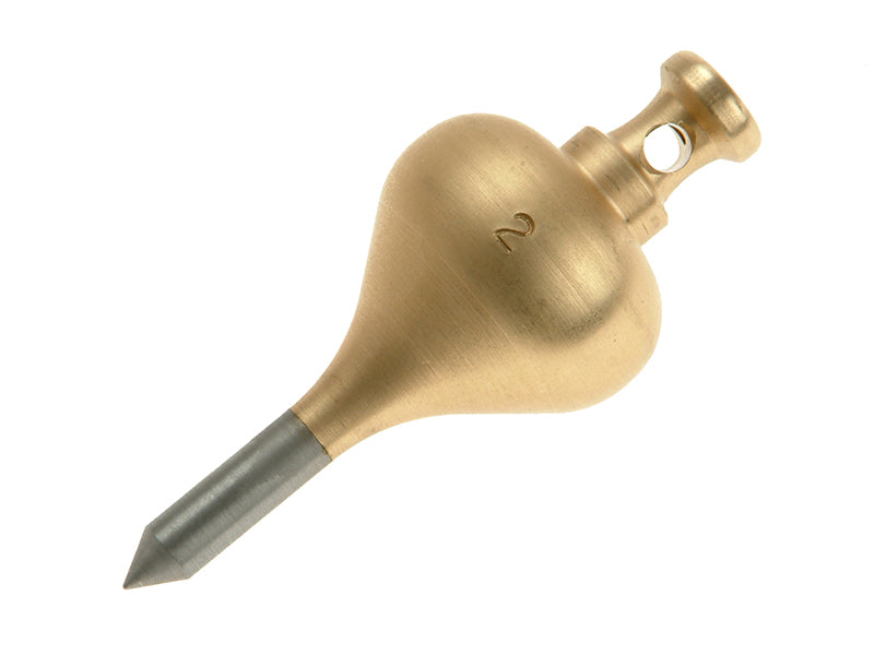 249D Brass Plumb Bob 128g (4.1/2oz) Size 2, Monument