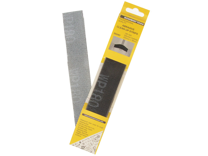 3024O Abrasive Clean Up Strips (Pack of 10), Monument