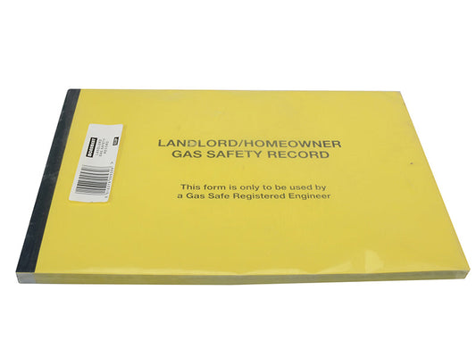 532P Gas Safe® Landlords Gas Safety Record Pad of 50, Monument