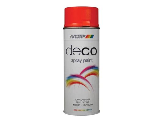 Deco Spray Paint High Gloss RAL 2004 Pure Orange 400ml, MOTIP®