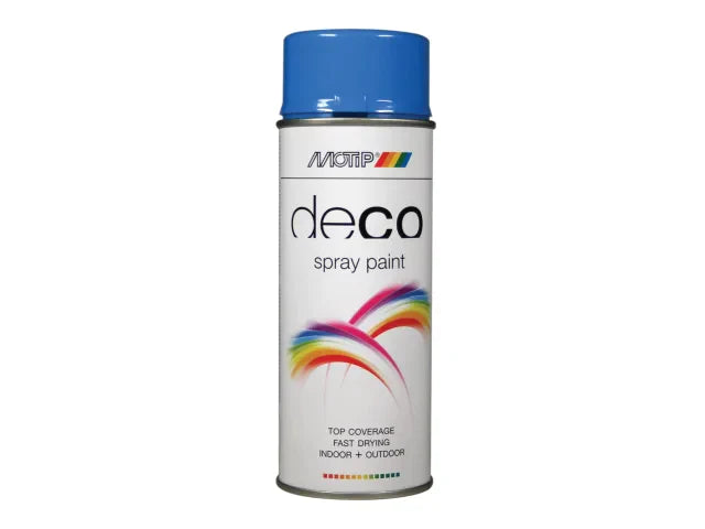 Deco Spray Paint High Gloss RAL 5015 Sky Blue 400ml, MOTIP®