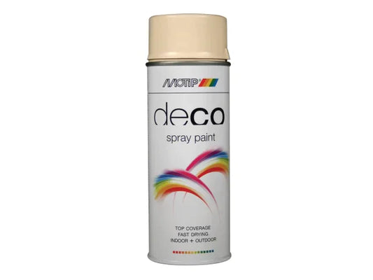 Deco Spray Paint High Gloss RAL 1015 Light Ivory 400ml, MOTIP®