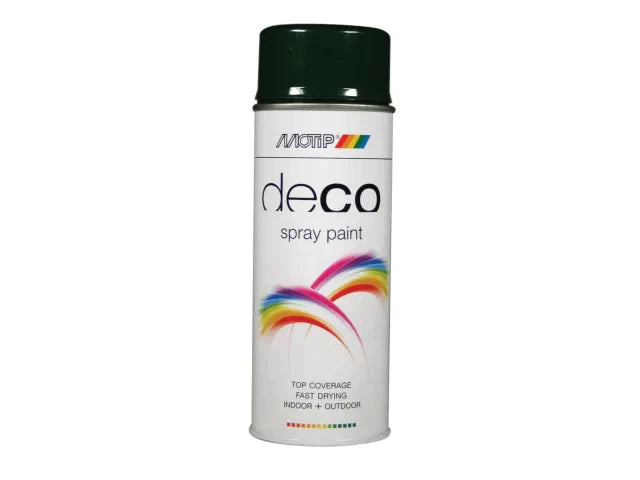 Deco Spray Paint High Gloss RAL 6009 Fir Green 400ml, MOTIP®