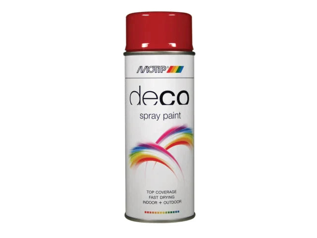 Deco Spray Paint High Gloss RAL 3002 Carmine Red 400ml, MOTIP®