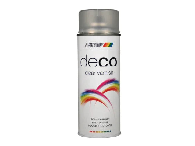 Deco Spray Clear Lacquer Satin Matt 400ml, MOTIP®