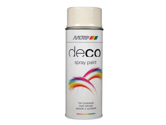 Deco Spray Paint High Gloss RAL 9002 Grey White 400ml, MOTIP®