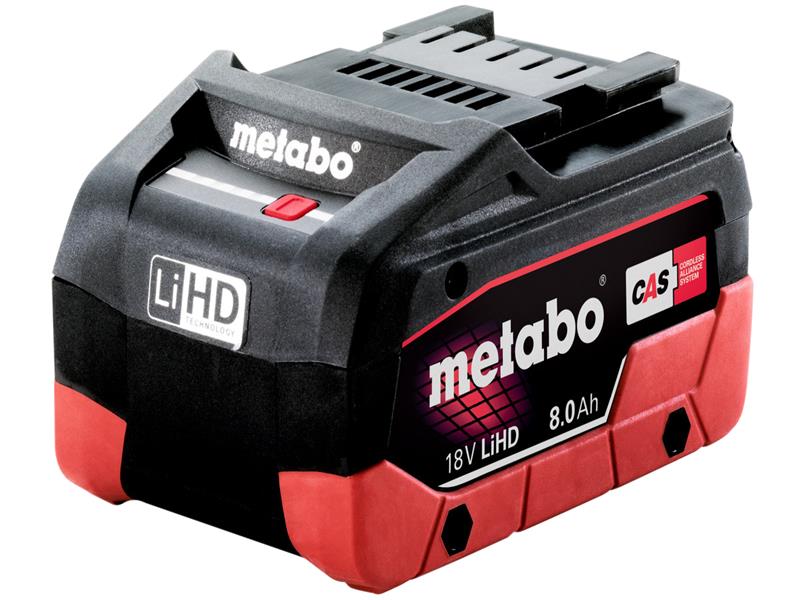 Slide Battery Pack 18V 8.0Ah LiHD, Metabo