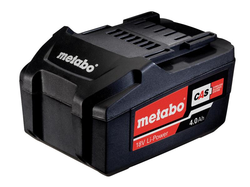 Slide Battery Pack 18V 4.0Ah Li-ion, Metabo