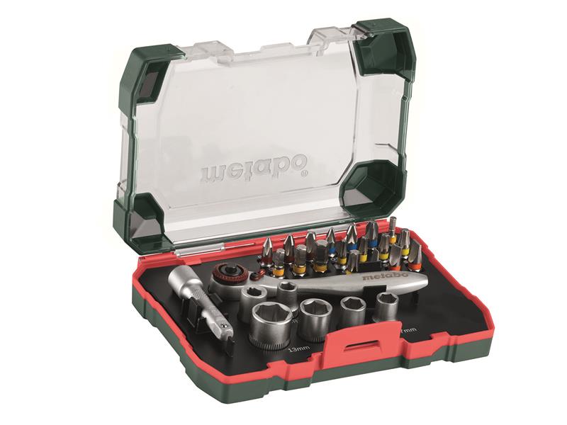 Bit Set, 26 Piece, Metabo