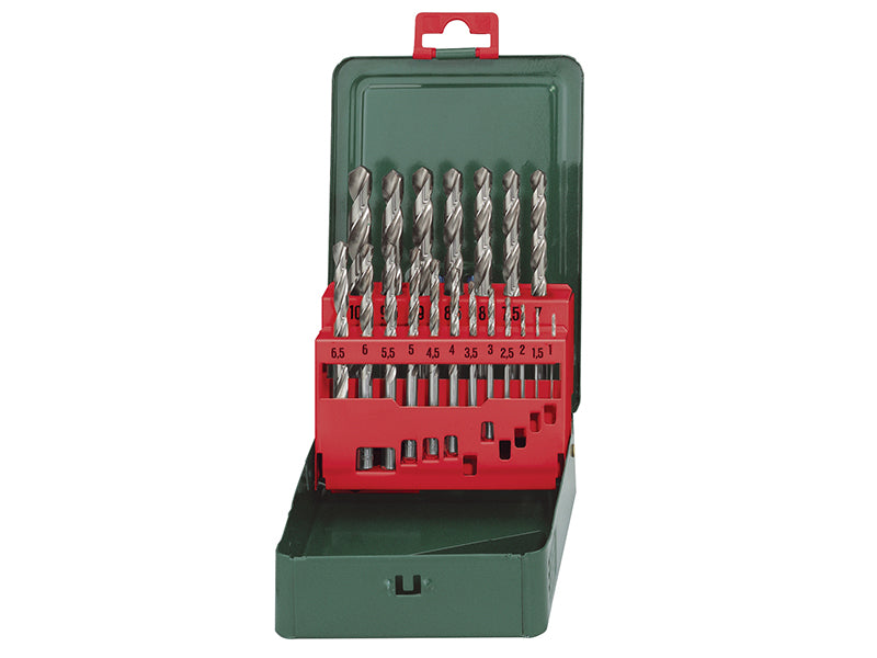 HSS-G Twist Drill Bit Set 19 Piece, Metabo