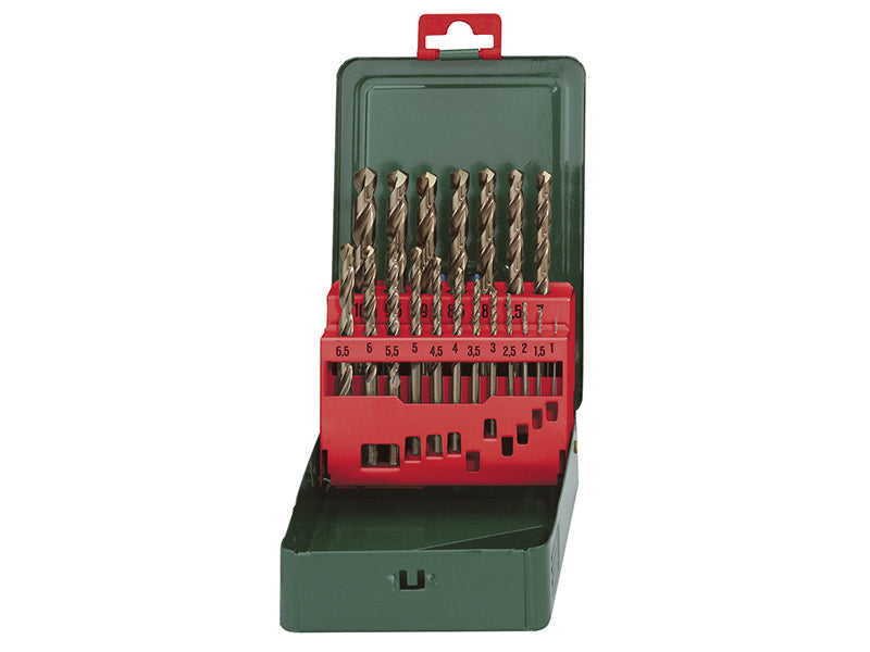 HSS-CO Drill Bit Set 19 Piece, Metabo