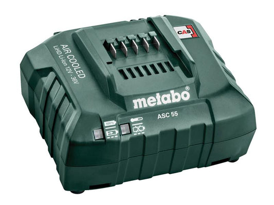 ASC 55 Air Cooled Slide Charger 12-36V Li-ion, Metabo