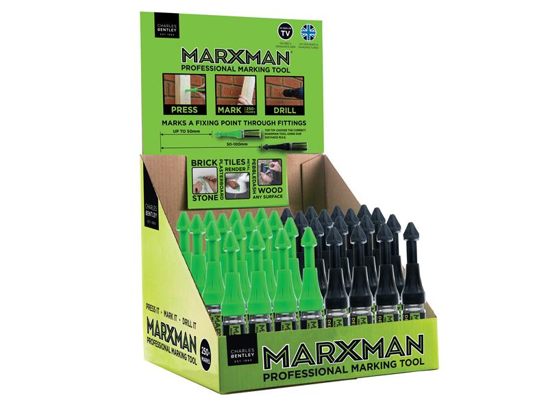 MarXman Standard & Deep Hole Professional Marking Tools (CDU of 30), Marxman