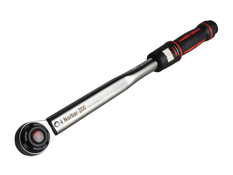 Pro 200 Adjustable Mushroom Head Torque Wrench 1/2in Drive 40-200Nm, Norbar