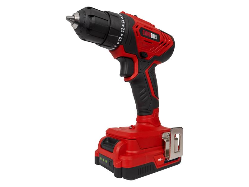 X20S™ Drill Driver 20V 1 x 1.5Ah Li-ion, Olympia Power Tools