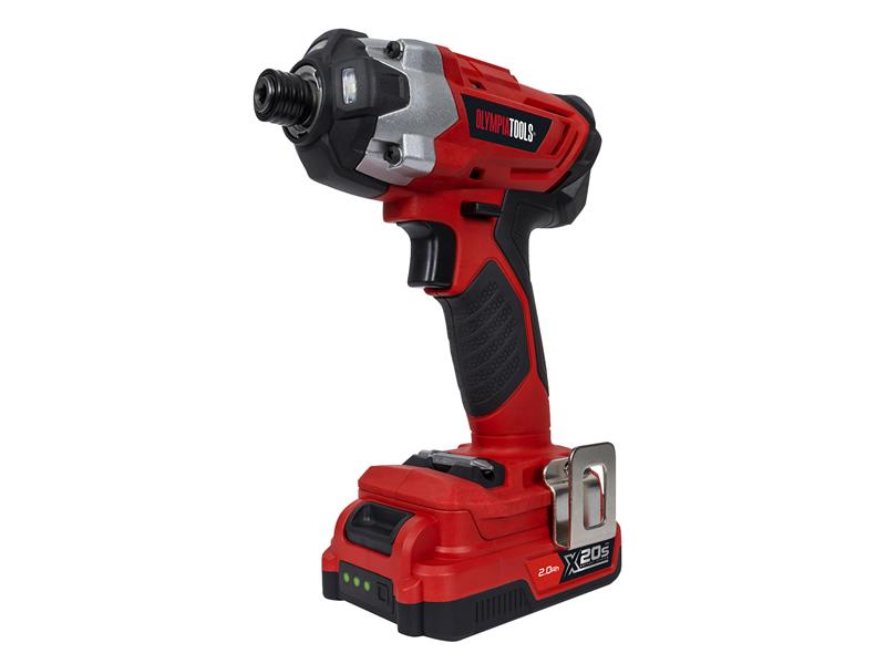 X20S™ Impact Driver 20V 2 x 2.0Ah Li-ion, Olympia Power Tools