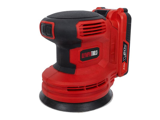 X20S™ Random Orbital Sander 20V 1 x 2.0Ah Li-ion, Olympia Power Tools