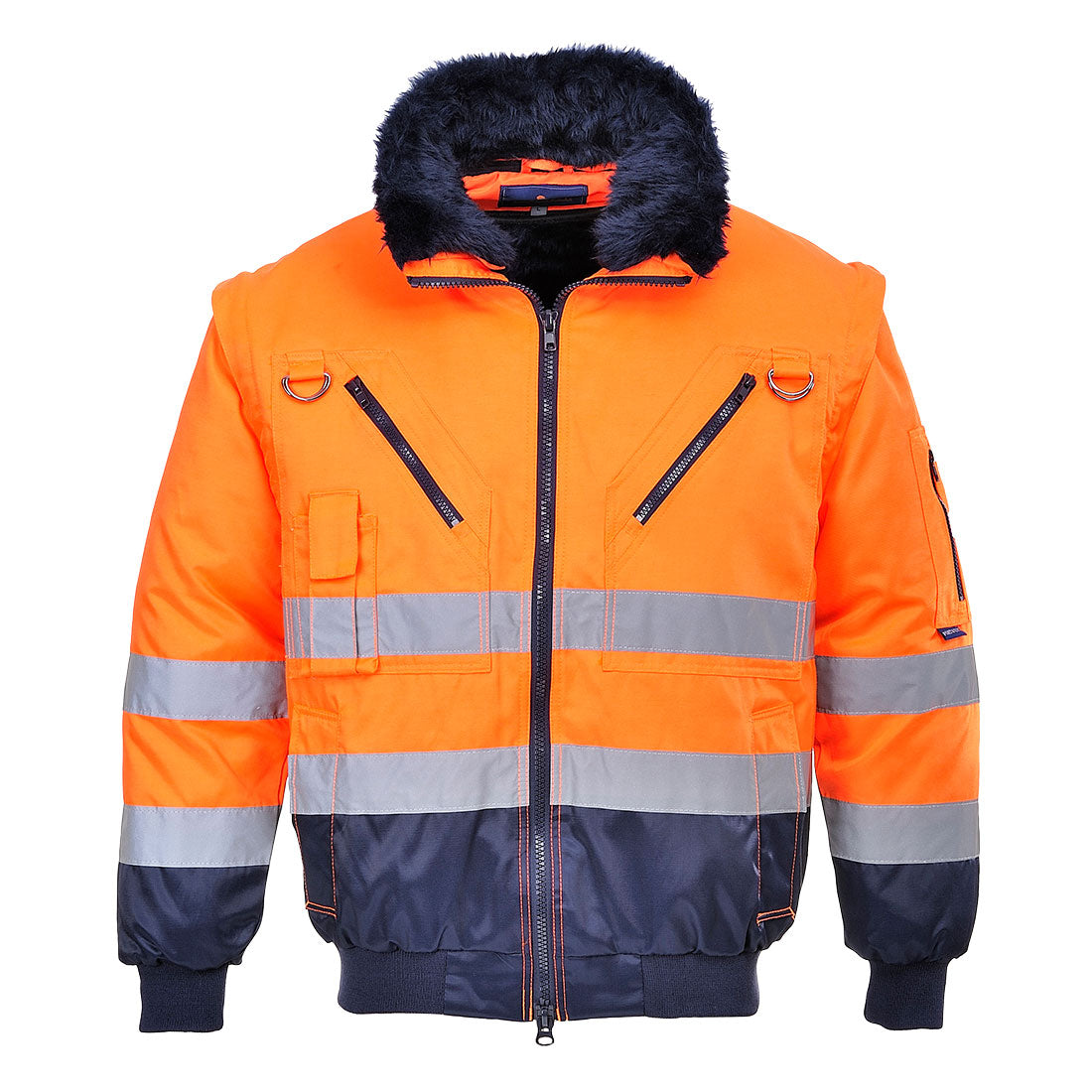 Hi-Vis 3-in-1 Contrast Pilot Jacket, Morgans PW