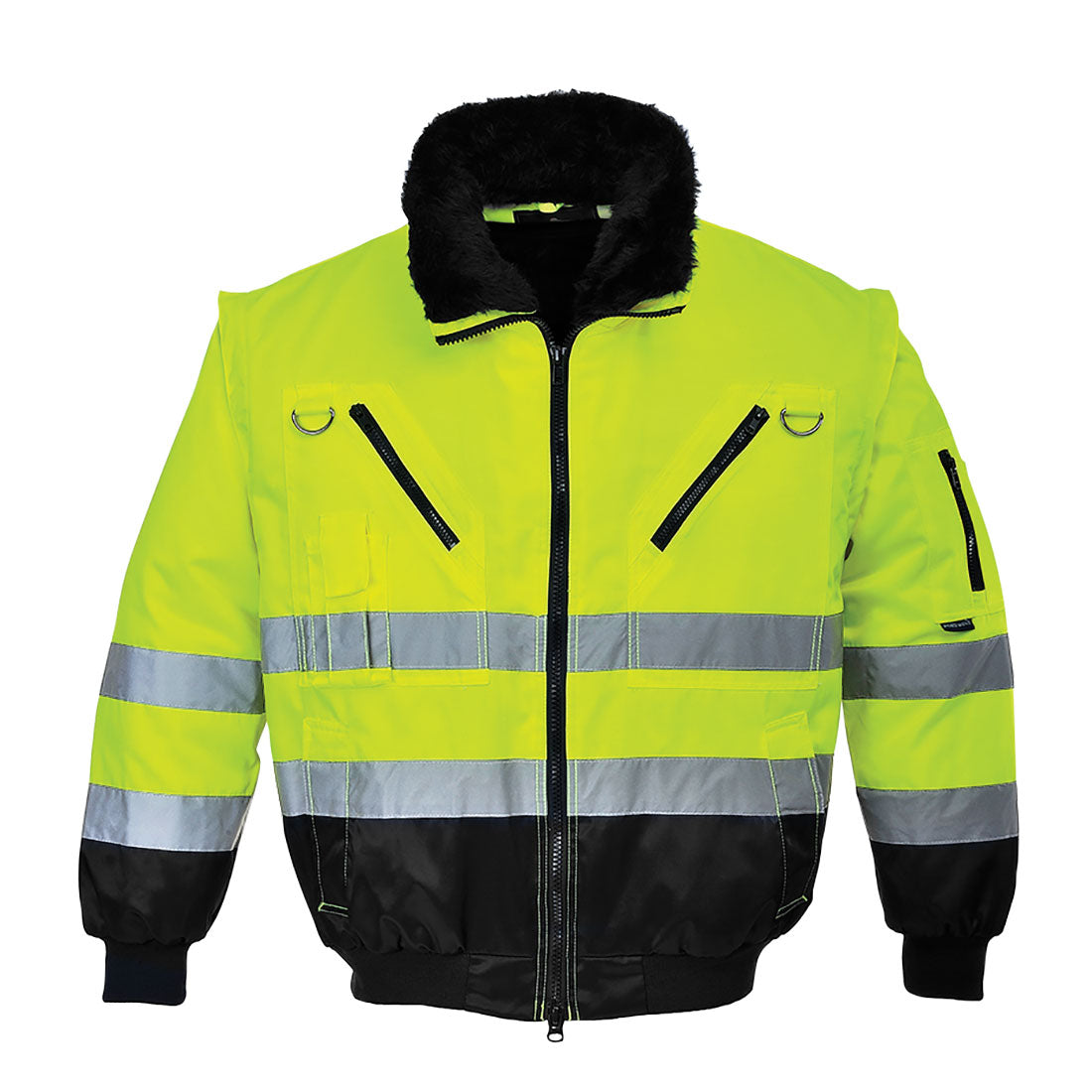 Hi-Vis 3-in-1 Contrast Pilot Jacket, Morgans PW