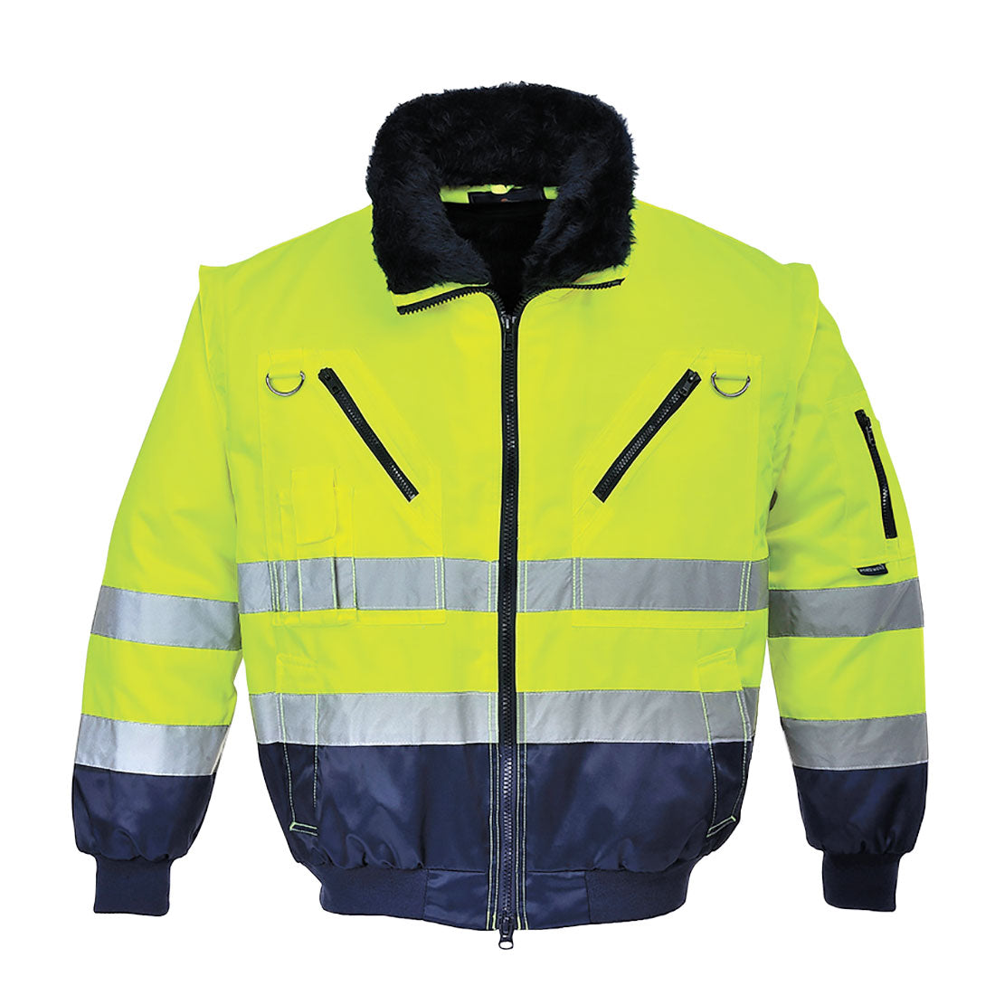 Hi-Vis 3-in-1 Contrast Pilot Jacket, Morgans PW