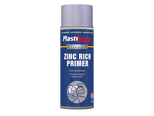 Zinc Primer Spray 400ml, PlastiKote