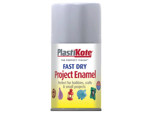 Fast Dry Enamel Aerosol Aluminium 100ml, PlastiKote