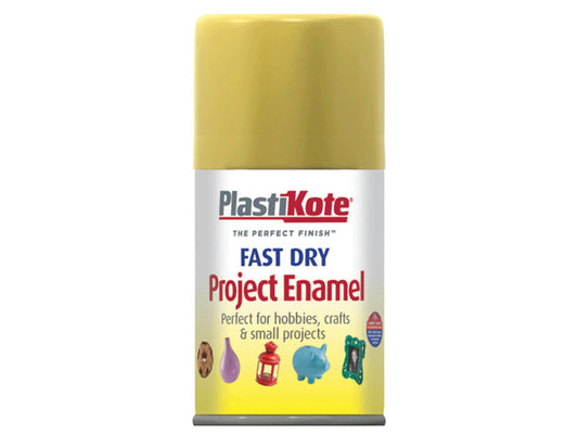 Fast Dry Enamel Aerosol Gold Leaf 100ml, PlastiKote