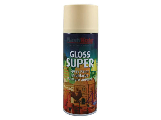 Gloss Super Spray Antique White 400ml, PlastiKote