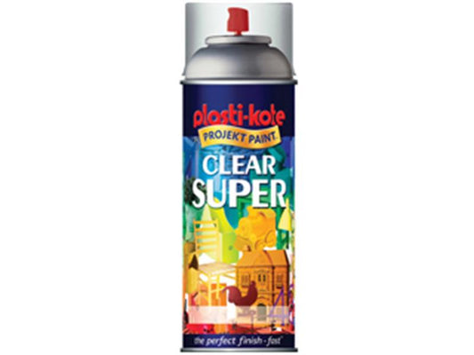 Gloss Super Spray Clear 400ml, PlastiKote