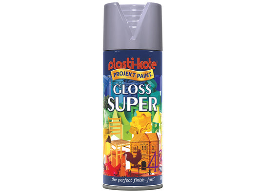 Gloss Super Spray Aluminium 400ml, PlastiKote