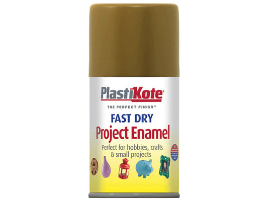 Fast Dry Enamel Aerosol Antique Gold 100ml, PlastiKote