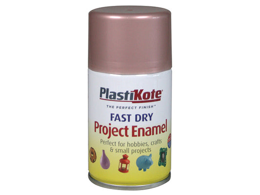 Fast Dry Enamel Aerosol Rose Gold 100ml, PlastiKote