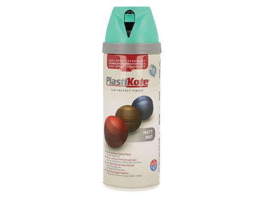 Twist & Spray Matt Classic Teal 400ml, PlastiKote