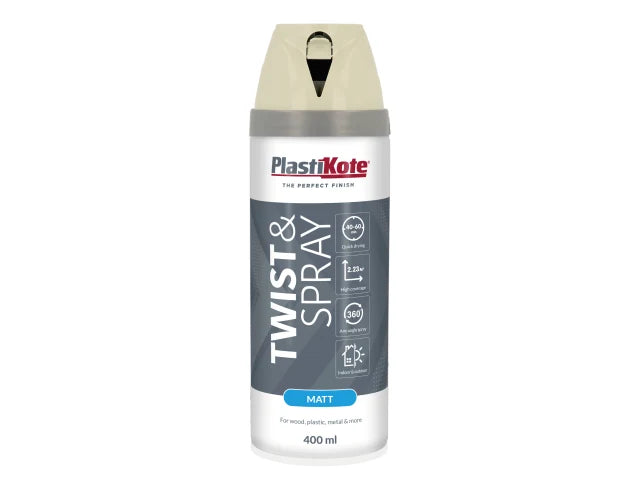 Twist & Spray Matt 400ml Georgian Stone, PlastiKote