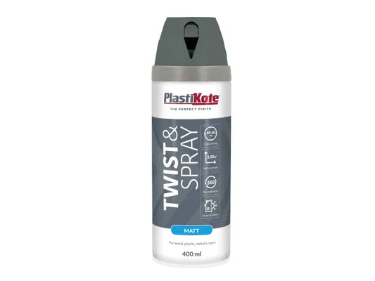 Twist & Spray Matt 400ml Blue Steel, PlastiKote