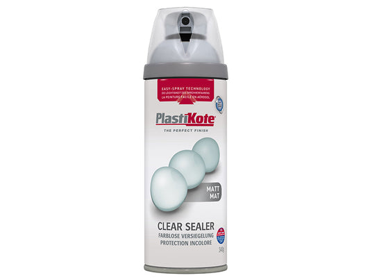 Twist & Spray Matt Clear Sealer 400ml, PlastiKote