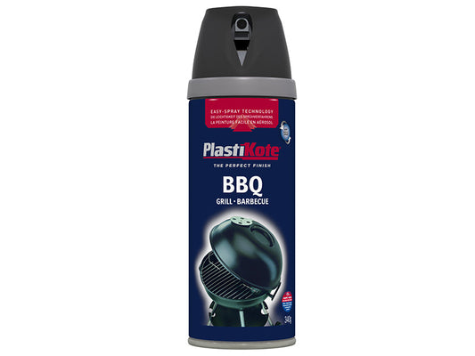 Twist & Spray BBQ Paint Black 400ml, PlastiKote