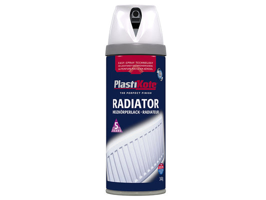 Twist & Spray Radiator Gloss White 400ml, PlastiKote