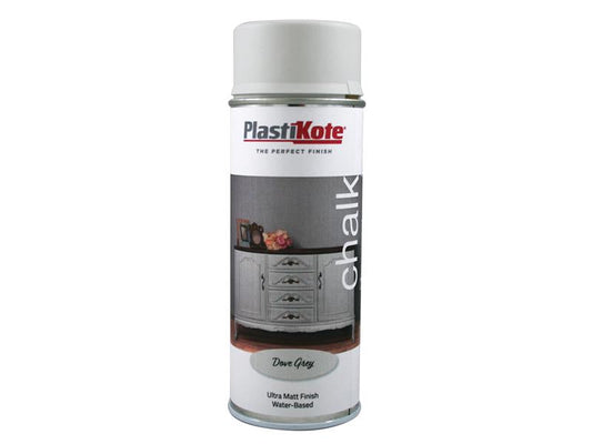 Chalk Finish Spray Dove Grey 400ml, PlastiKote