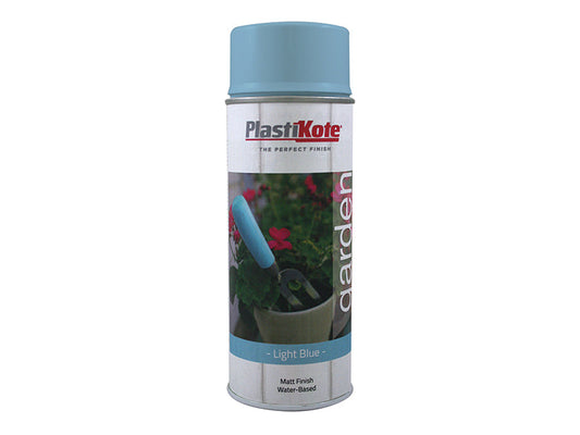 Garden Colours Spray Paint Light Blue 400ml, PlastiKote