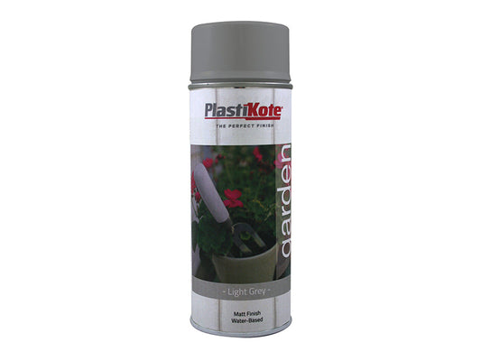 Garden Colours Spray Paint Light Grey 400ml, PlastiKote