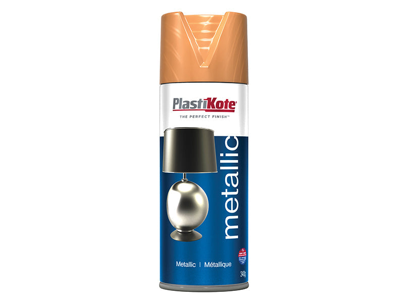 Metallic Spray Flat Copper 400ml, PlastiKote