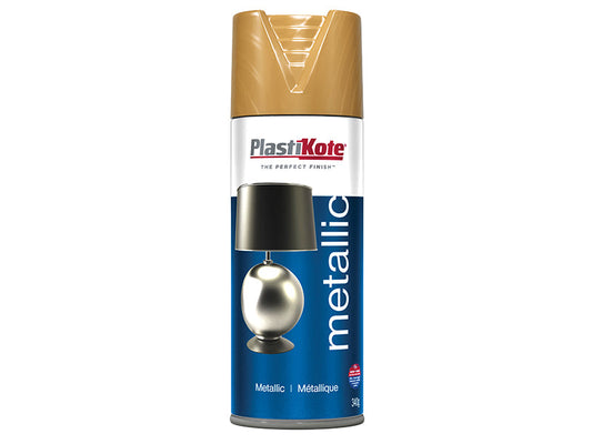 Metallic Spray Antique Gold 400ml, PlastiKote