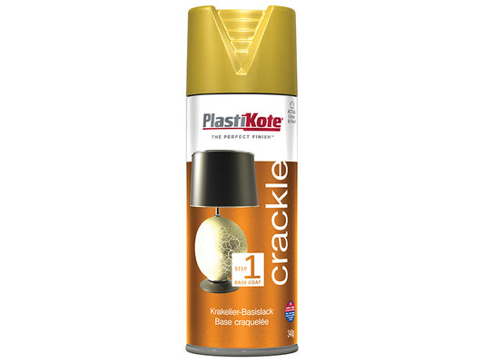 Crackle Touch Spray Gold Base Coat 400ml, PlastiKote