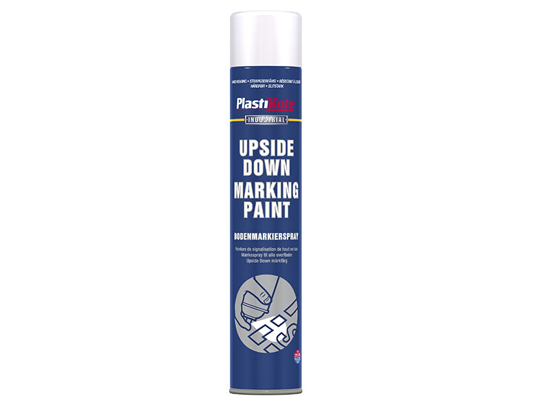 Upside Down Marking Paint White 750ml, PlastiKote