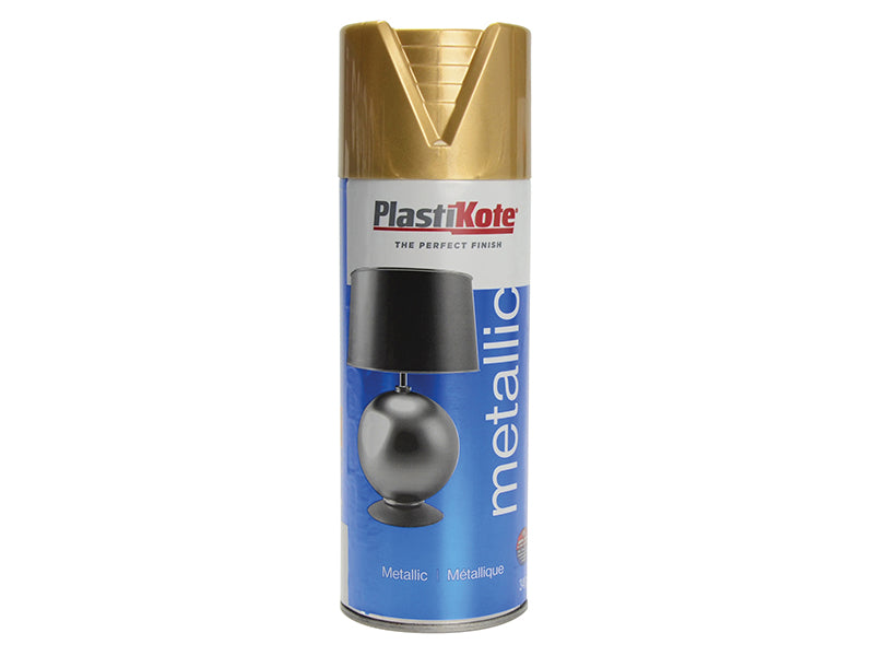 Metallic Spray Gold 400ml, PlastiKote