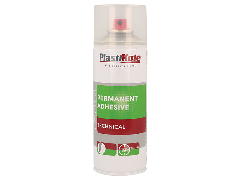 Trade Permanent Spray Adhesive 400ml, PlastiKote