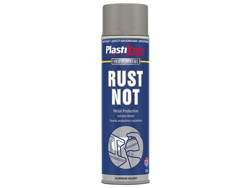 Rust Not Spray Matt Aluminium 500ml, PlastiKote