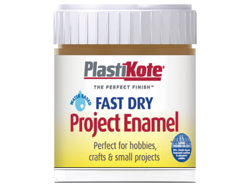 Fast Dry Enamel Paint B17 Bottle Nut Brown 59ml, PlastiKote